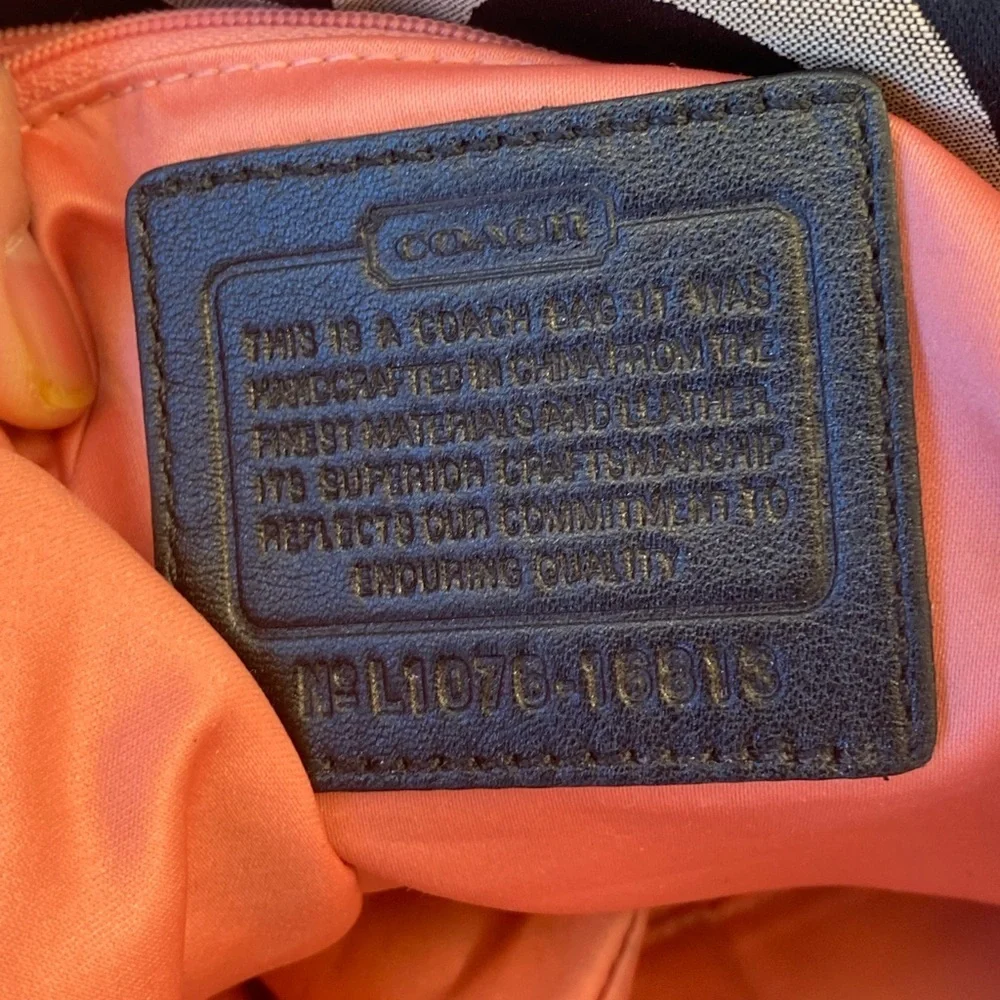 Coach Kristin Op Art Sateen Tote